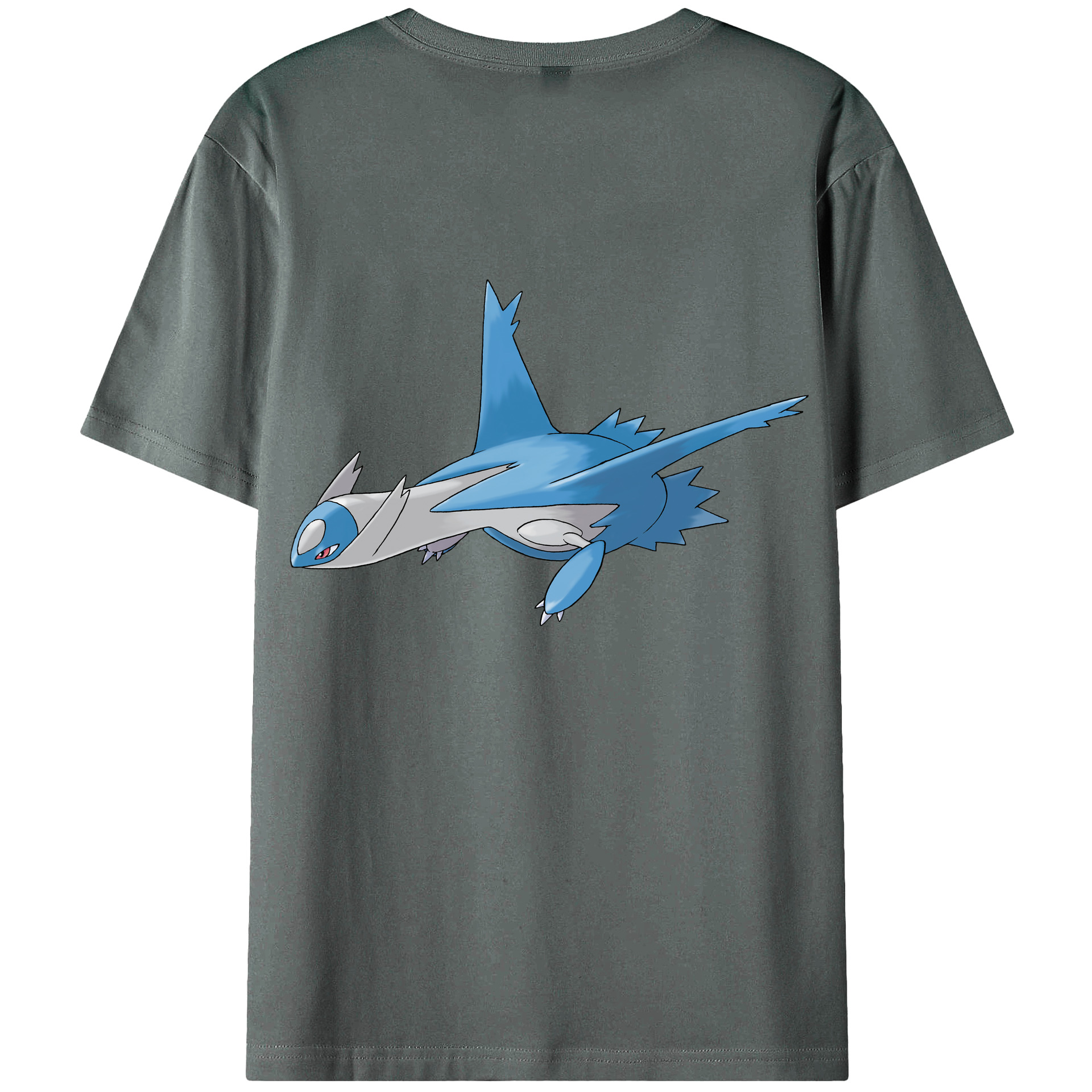 （画像用） ポケットモンスター Pokémon 綿100％ メンズ半袖Tシャツ（バックプリント） 通気性